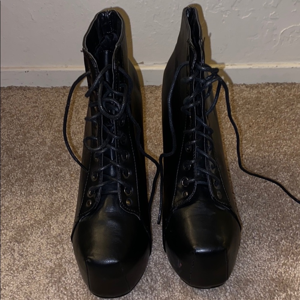 Platform booties